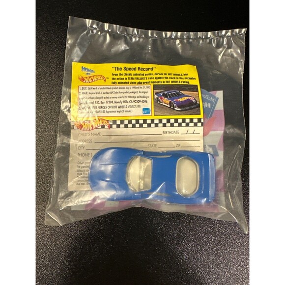 1993 McDonald’s Hot Wheels Camaro #1 Happy Meal Toy Sealed - Picture 6 of 10